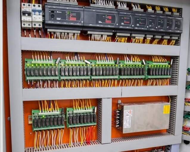 PLC Control Panel & Relay Logic Cabinet