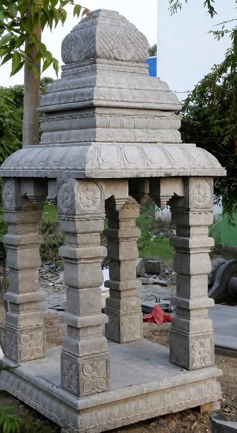 Temple Mandapam Structure