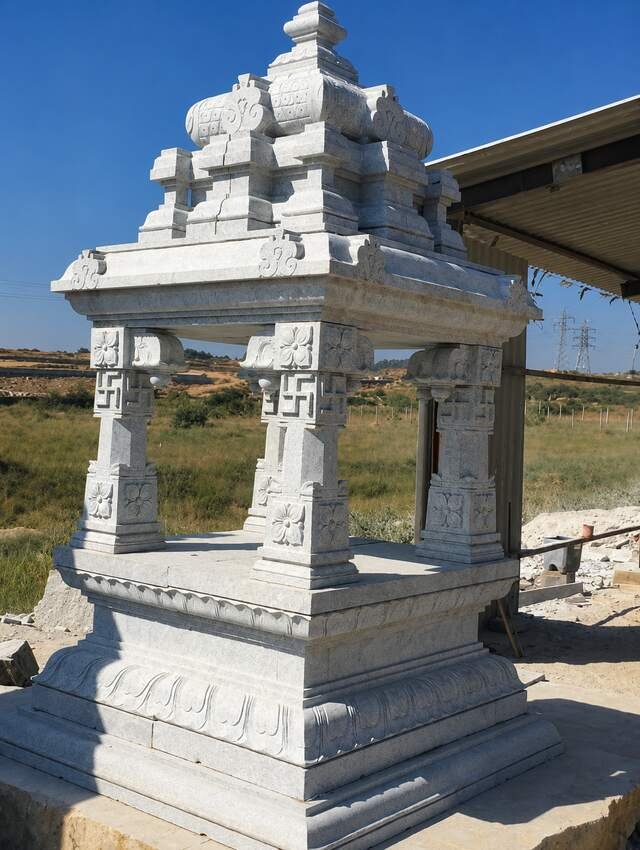 Temple Mandapam Structure
